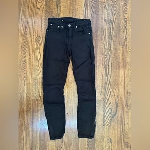 Helmut Lang black skinny jeans size 24